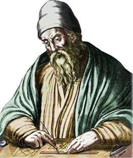 Eukleides (na obrázku) byl pro muslimského matematika natolik inspirující, že po něm al-Uqlidisi převzal jméno.
