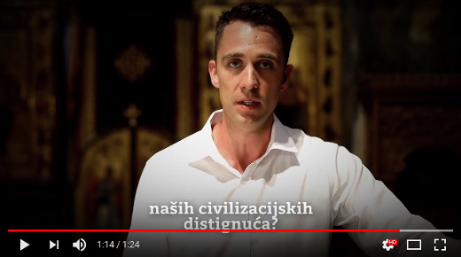 Stefan Popovic ve filmu Kosovo: Moment v civilizaci režiséra Borise Malagurského